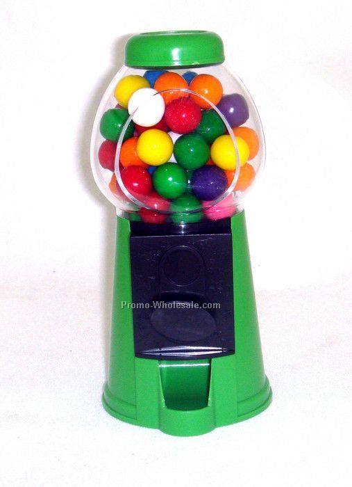 3-1/2"x3-1/2"x6" Purple Green- Candy Dispenser Machine