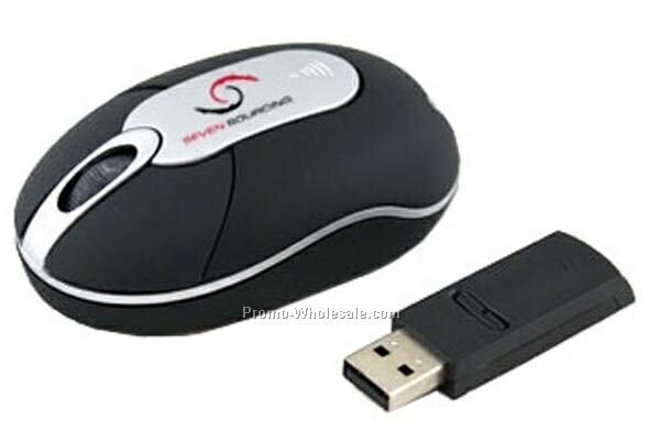 3-1/4"x1-1/4"x1-7/8" Wireless Optical Mouse
