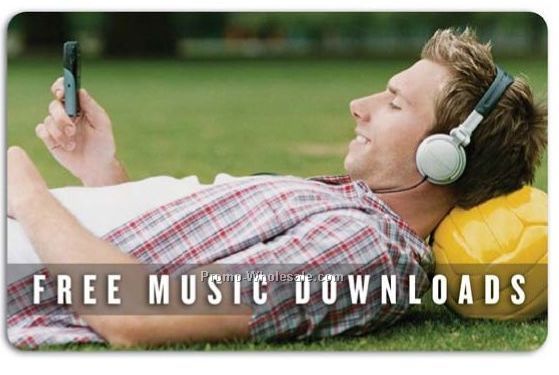 3 Songs Music Download Card