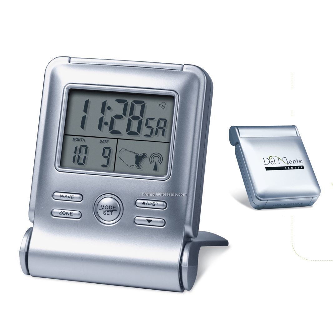 3"x3/4" Radio Control Alarm Clock