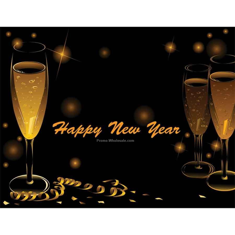 3d Lenticular 5"x7" New Years Cards - Custom
