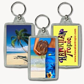 3d Lenticular Acrylic Key Chain - Custom 2"x3"
