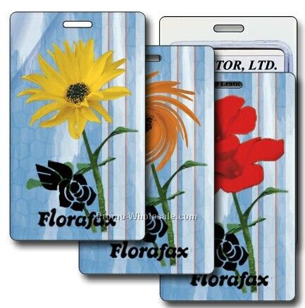 3d Lenticular Luggage Tag - Full Custom Designed