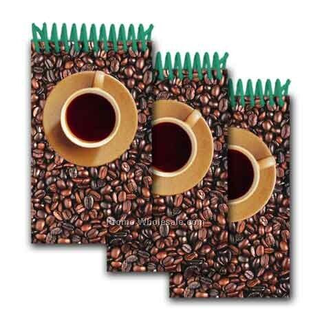 3d Lenticular Mini Notebook; Stock; Coffee; Blanks