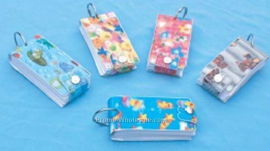 3d Lenticular Pocket Notebook With Key Ring - Custom