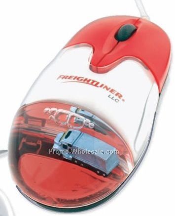 4-3/4"x2-1/2"x1-1/2" Liquid Filled Optical Mouse