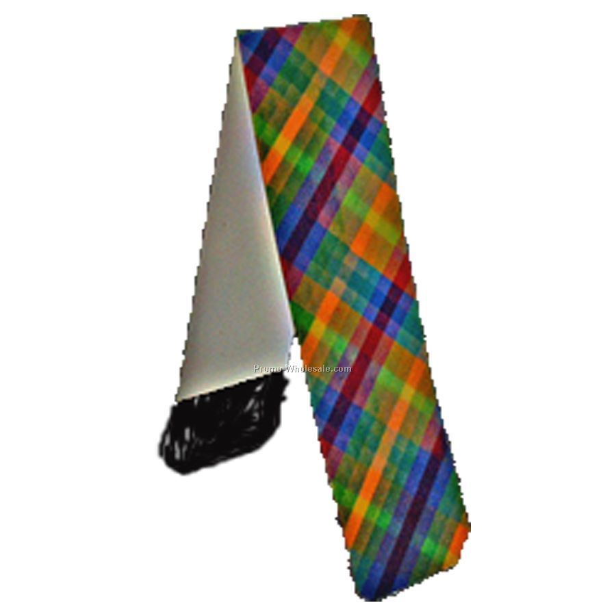 5-1/2"x1-1/2" 3d Lenticular Magnetic Bookmark - Stock / Plaid