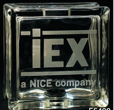 5-1/2"x5-1/2" Glass Brick Bank Award