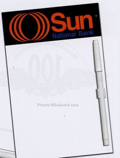 5-1/2"x8-1/2" Digitally Printed Dry Erase Memo Boards W/ Dry Erase Marker