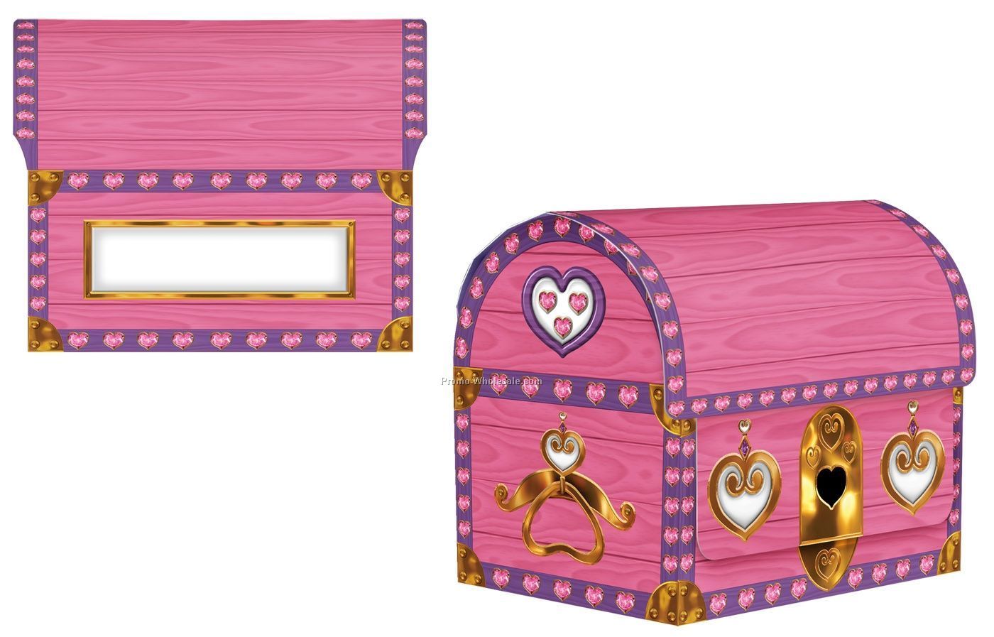 6-1/2"x8" Princess Treasure Chest