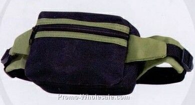 6"x4-1/2"x3" Junior Size Nylon Fanny Pack