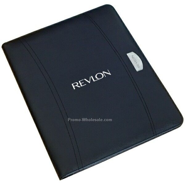 9-3/4"x12-1/2"x1" Zippered Portfolio (Imprinted)