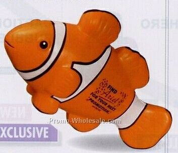 Aquatic Animals Squeeze Toy - Clown Fish