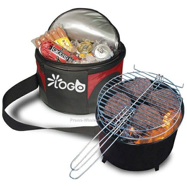 Bbq Grill And Cooler/Carry Bag