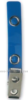 Blue Strap Badge Fastener Clip