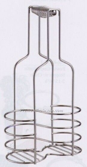 Bottle Shaped 2 Bottle Wine Caddy