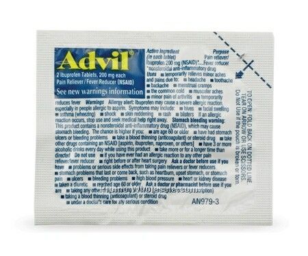 Branded Otc Products - Analgesics (Advil Individual Packet)