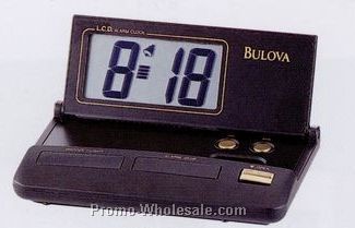 Bulova Reflex Alarm Clock With Snooze Function