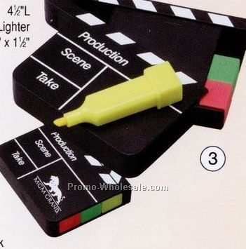 Clap Board Highlighter Holder