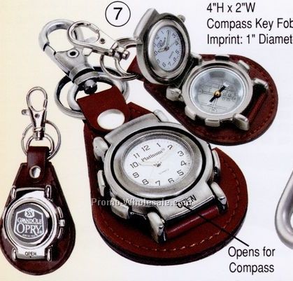 Compass Key Fob Watch