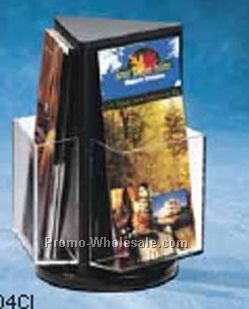 Countertop Rotator Leaflet Size White Revolving Racks