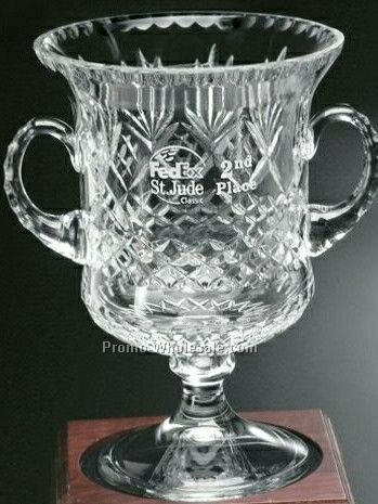 Crystal Winfield Trophy Cup (9-1/2")