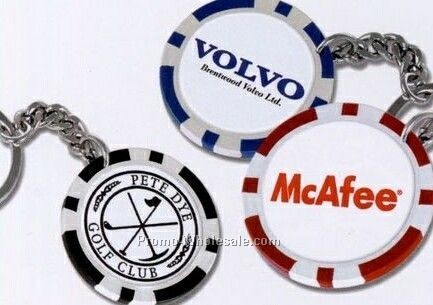 Custom Poker Chip Key Chain