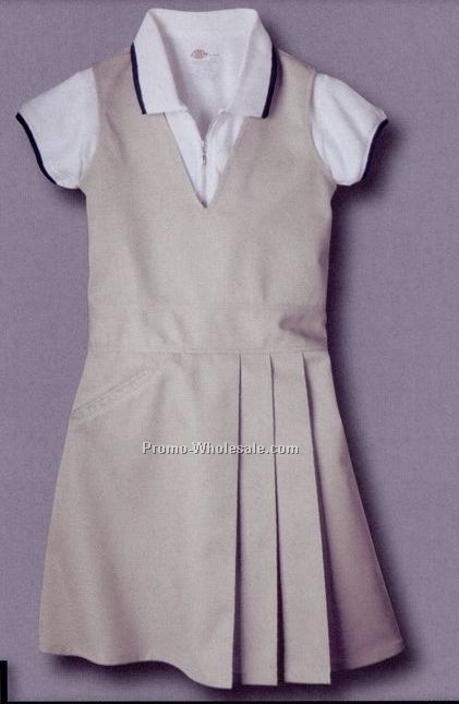 Dickies Girl's Pleated Jumper / Sizes 16-20/ 2nd Oversize