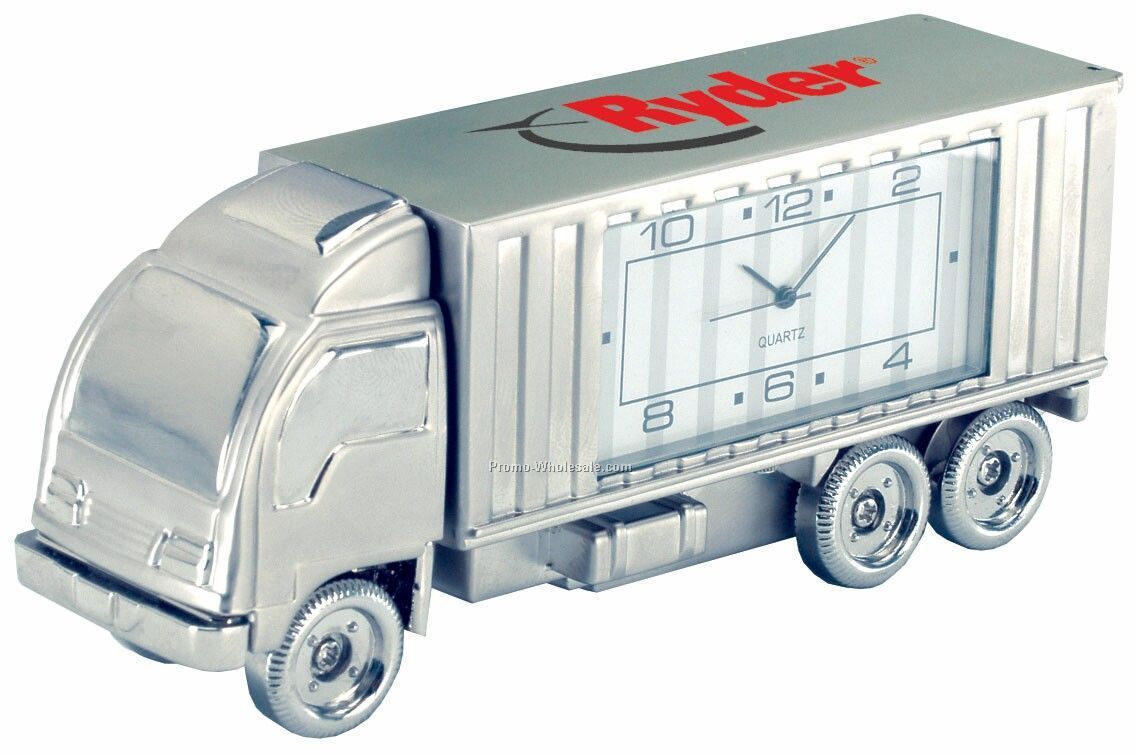 Die Cast Semi Truck Clock