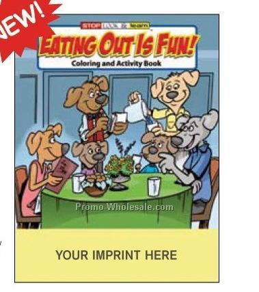 Eating Out Is Fun Coloring Book Fun Pack