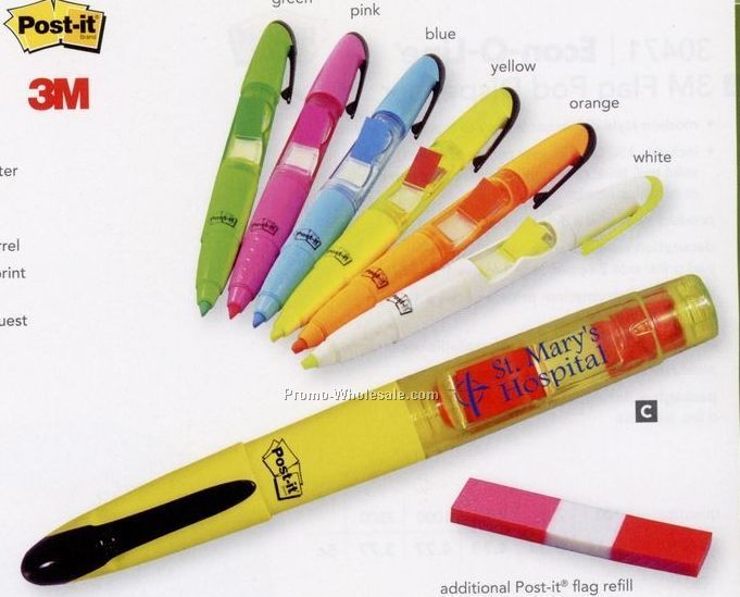 Econ-o-line sticky Flag Highlighter (1 Color)