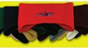 Embroidered Winter Fleece Ear Band (Large Quantities)