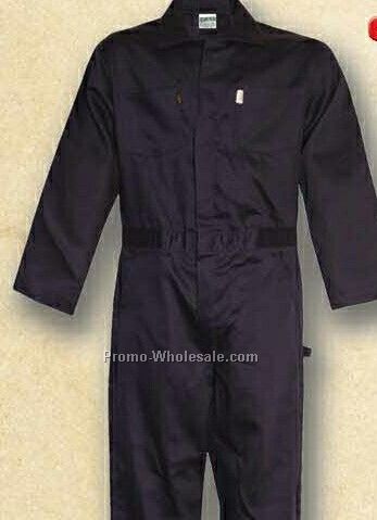 Flame Resistant Navy Coveralls (S-xl / Regular And Tall)