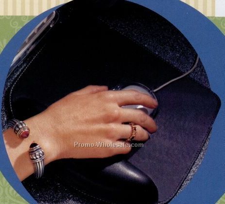 Florentine Napa Leather Wrist Rest Mouse Pad