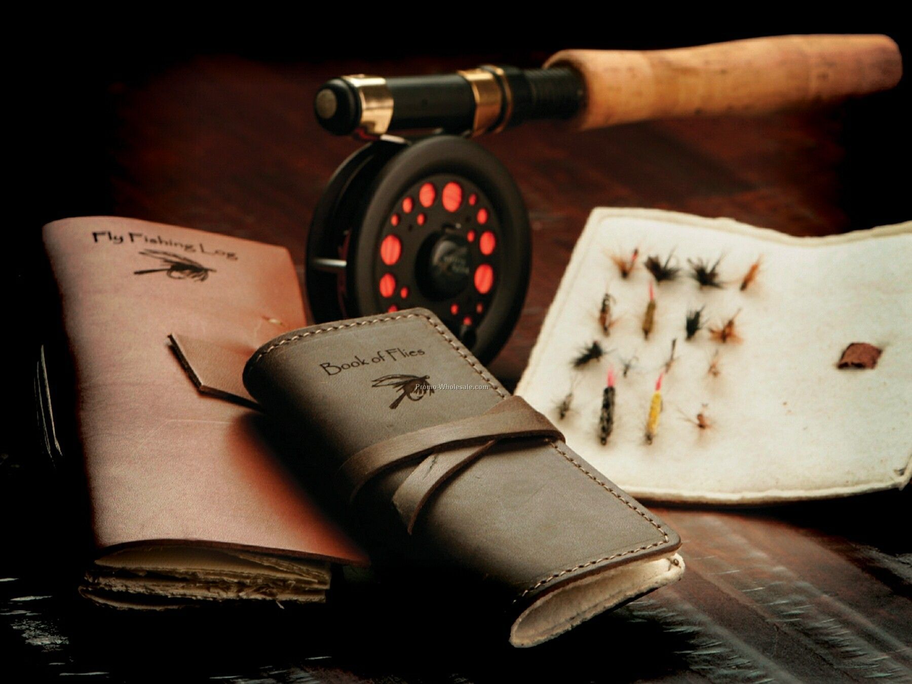 Fly Fishing Log Leather Journal