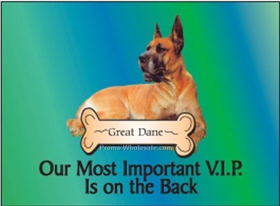 Great Dane Rectangle Photo Hand Mirror (2-1/2"x3-1/2")