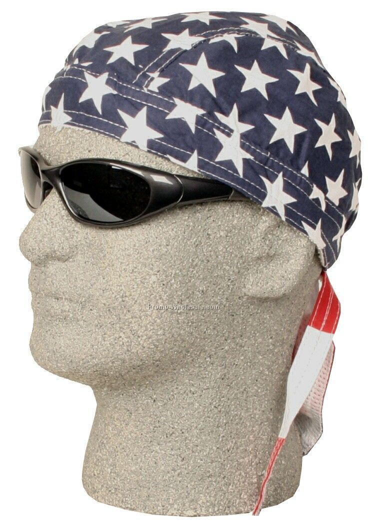 Hav-a-danna Head Wrap Stars & Stripes/American Flag (Blank)