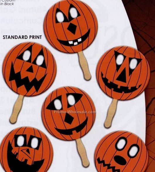 Holiday Fun Pumpkin Fan Mask (Carved Print)