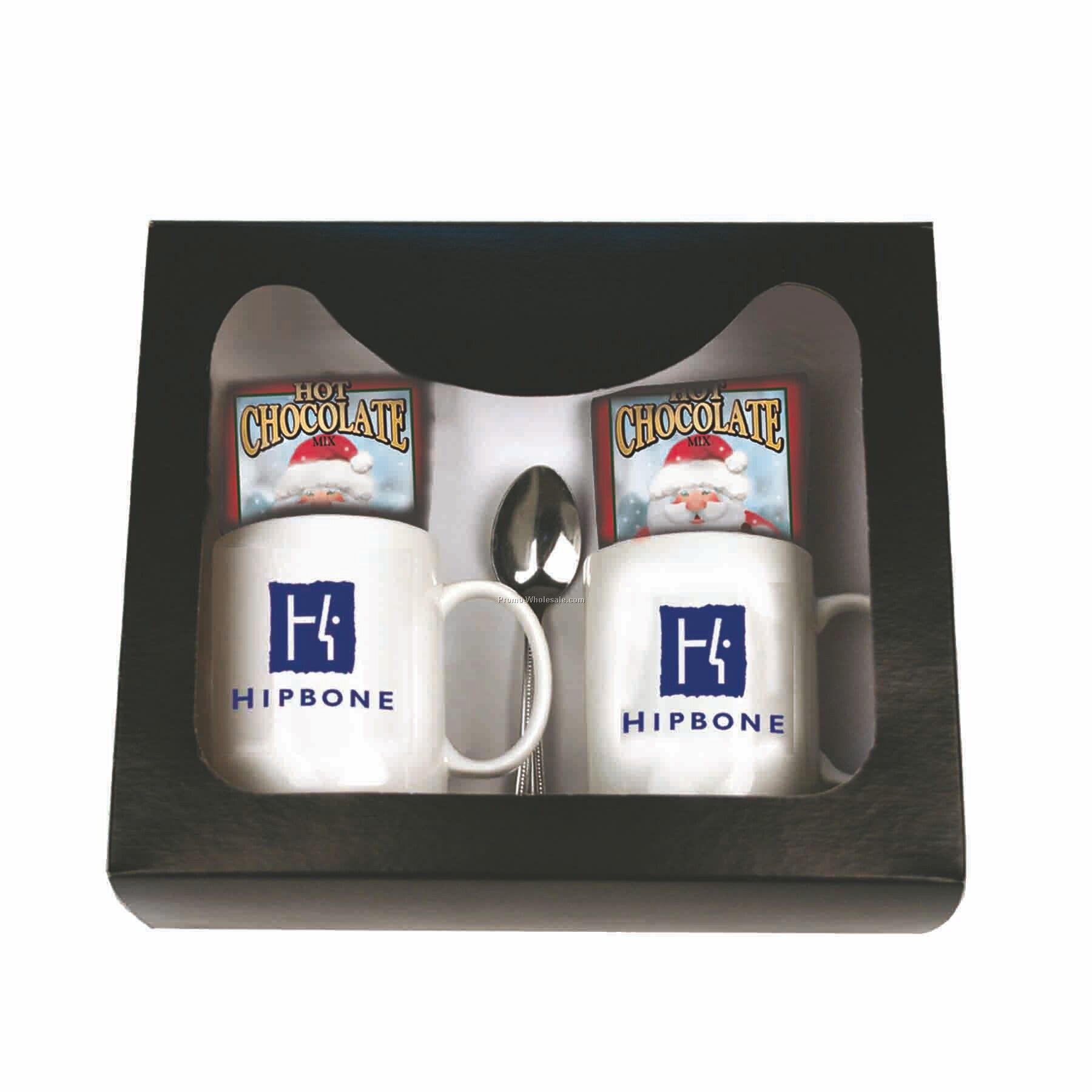 Hot Chocolate For 2 Gourmet Gift Set (Santa Claus)