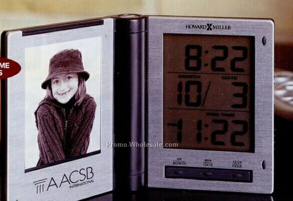 Howard Miller Photo Traveler Alarm Clock (Blank)