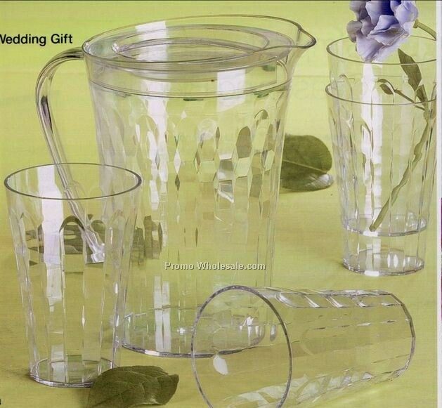 Ice Prisms Pitcher & Tumbler Set