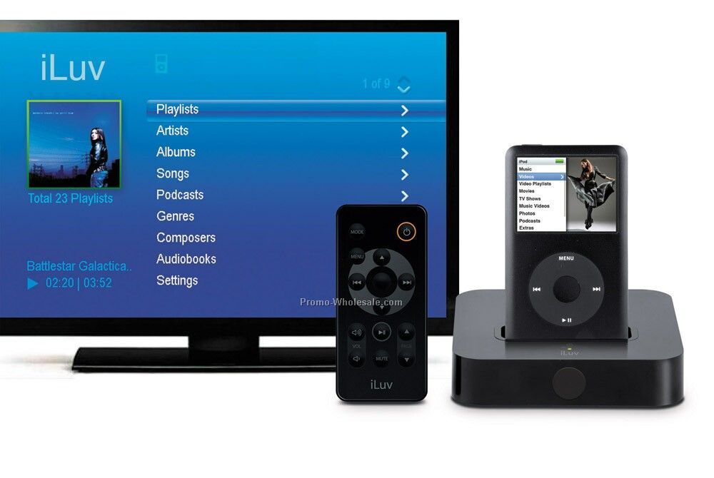 Ipod Video Dock W/ Remote Control