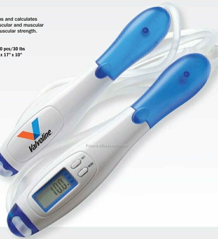 Jump Rope Pedometer W/ Calorie Counter