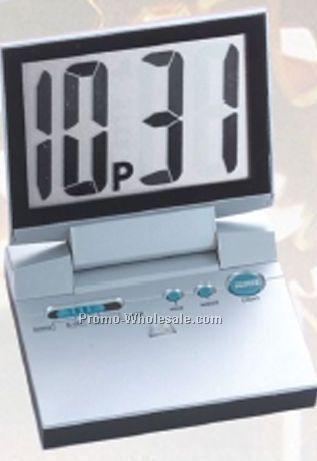 Large Display Lcd Alarm Clock With Light