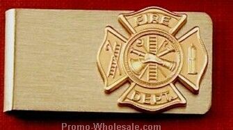 Lasting Impressions Money Clip With Maltese Cross