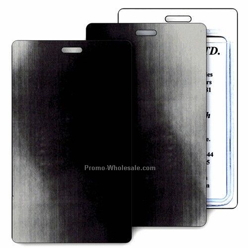 Lenticular Luggage Tags - Stock / Change Color / Black, White, Gray