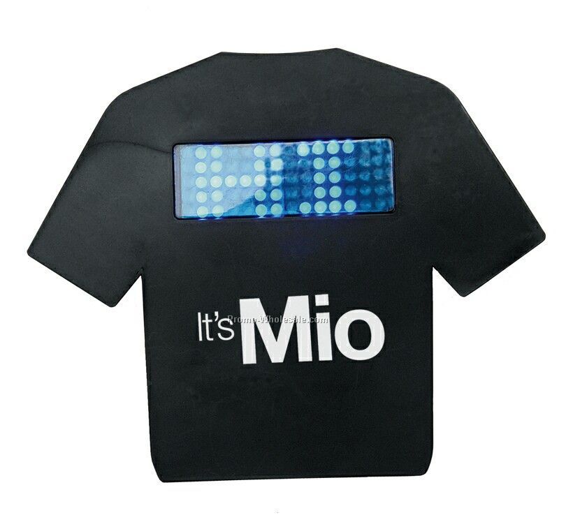 Light-up LED T-shirt Name Tag