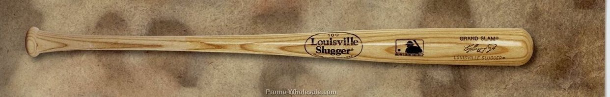 Louisville Slugger Stock Flame Tempered Wood Bat With Autograph