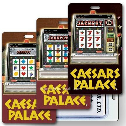 Luggage Tag 3d Lenticular Slot Machine, Casino Stock Image - Blank Product