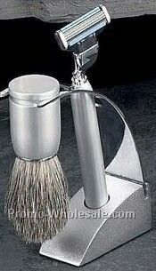 Mach 3 Razor & Badger Brush On Stand